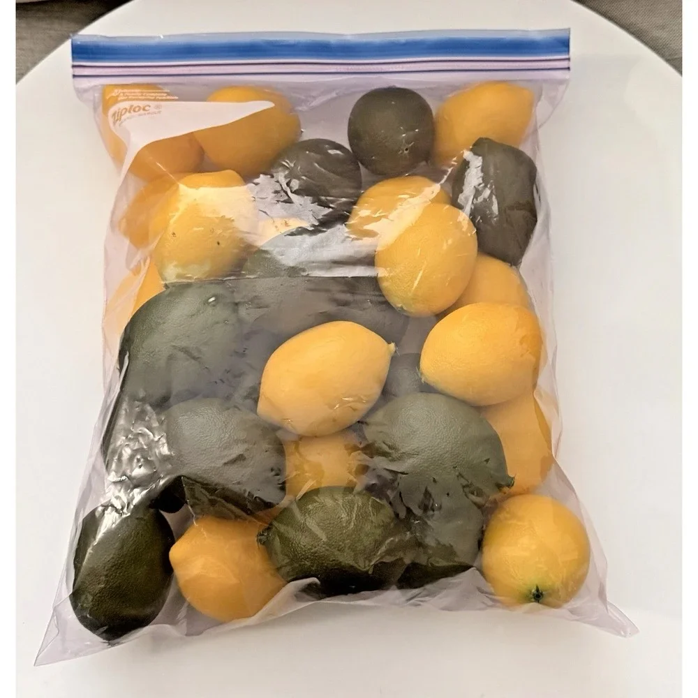 Threshold Vase Filler Limes & Lemons 40 Pcs - 1 Full Bag 30 Pieces & 1 Box of 10